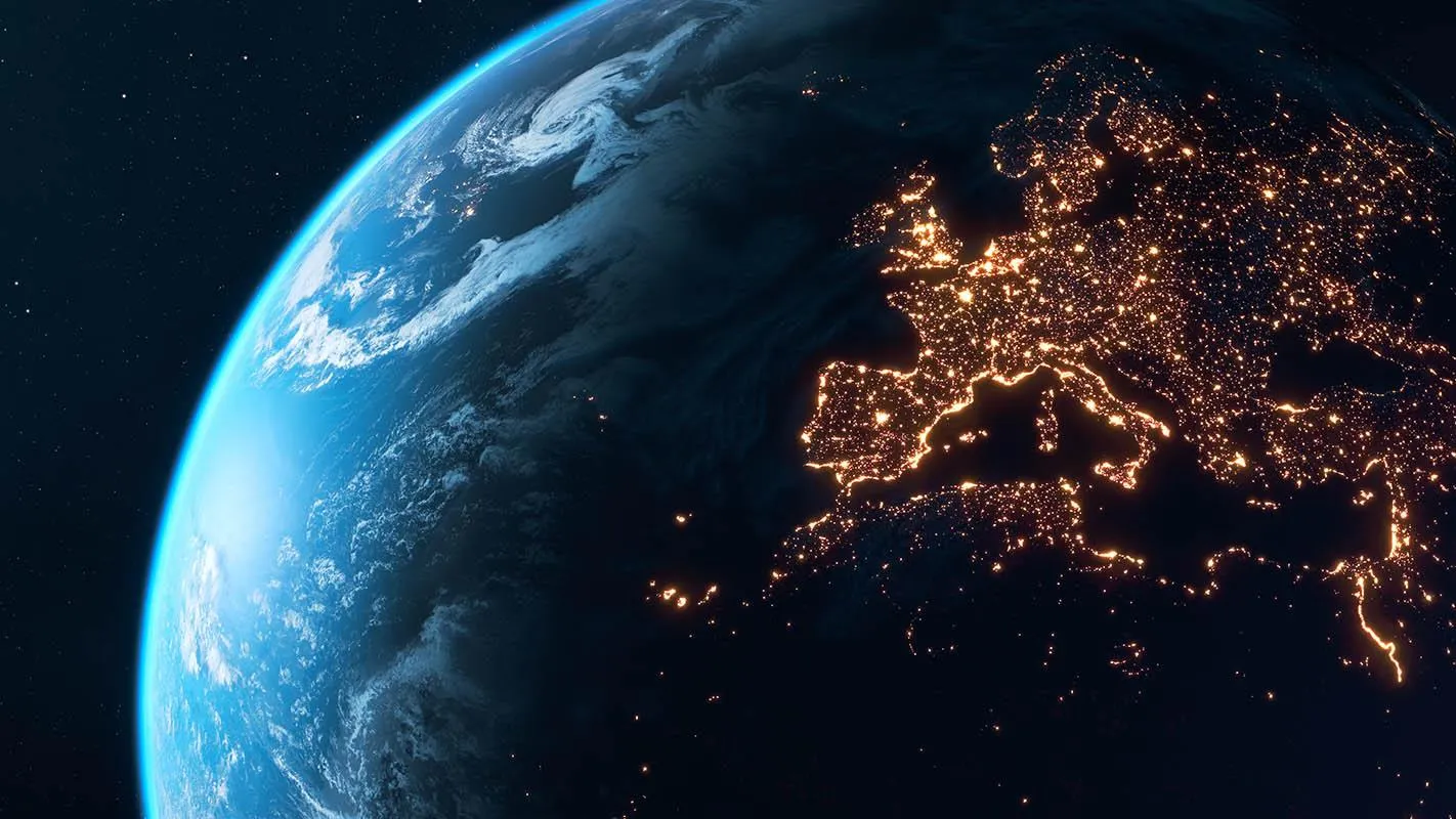 Europe depuis l'espace